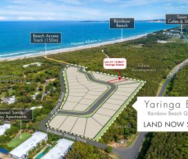 Lot 14, 1 Wyvern Rd, Rainbow Beach - Yaringa Estate Aerial Photo Site Plan